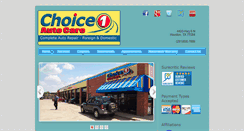 Desktop Screenshot of choice1autocare.com